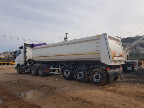 ⁦נתמך שלושה סרנים להובלה בתפזורת, משקל כולל 40 טון⁩ – תמונה ⁦7⁩