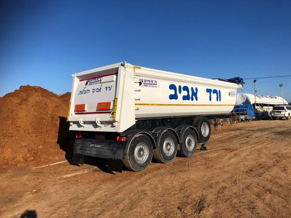 ⁦נתמך שלושה סרנים להובלה בתפזורת, משקל כולל 40 טון⁩ – תמונה ⁦4⁩