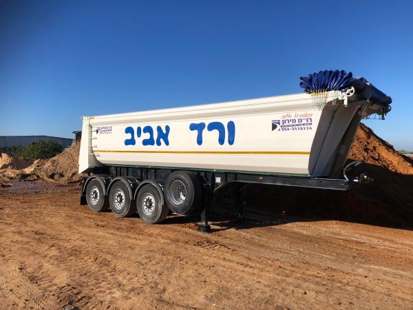 ⁦נתמך שלושה סרנים להובלה בתפזורת, משקל כולל 40 טון⁩ – תמונה ⁦3⁩